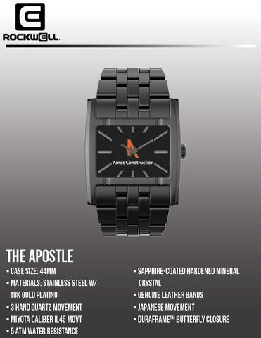 Custom Watches for Ames Construction