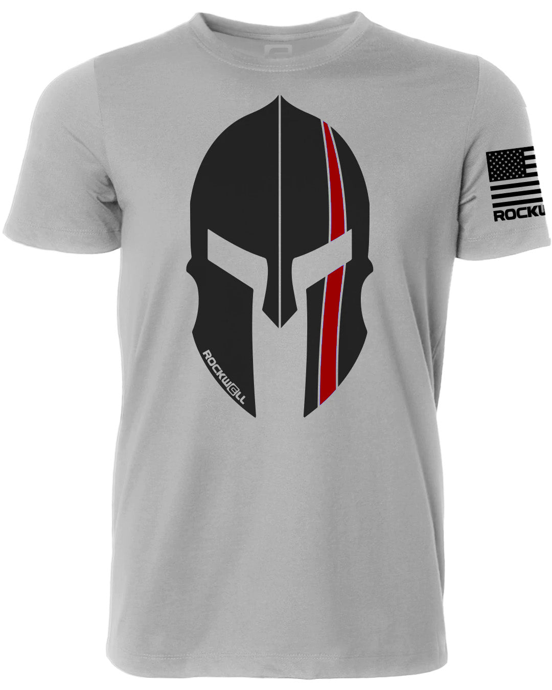 Firefighter Spartan T-Shirt TRL spartan helmet grey shirt rockwell