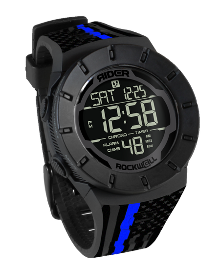 Coliseum Fit™ Forum - Thin Blue Line Assault Edition (Phantom Black) Watch