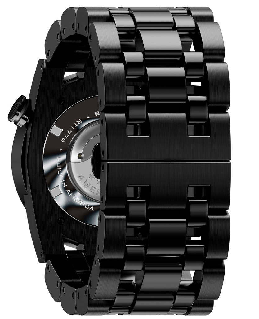 50mm Automatic - Lincoln Edition (Black/Silver) Watch