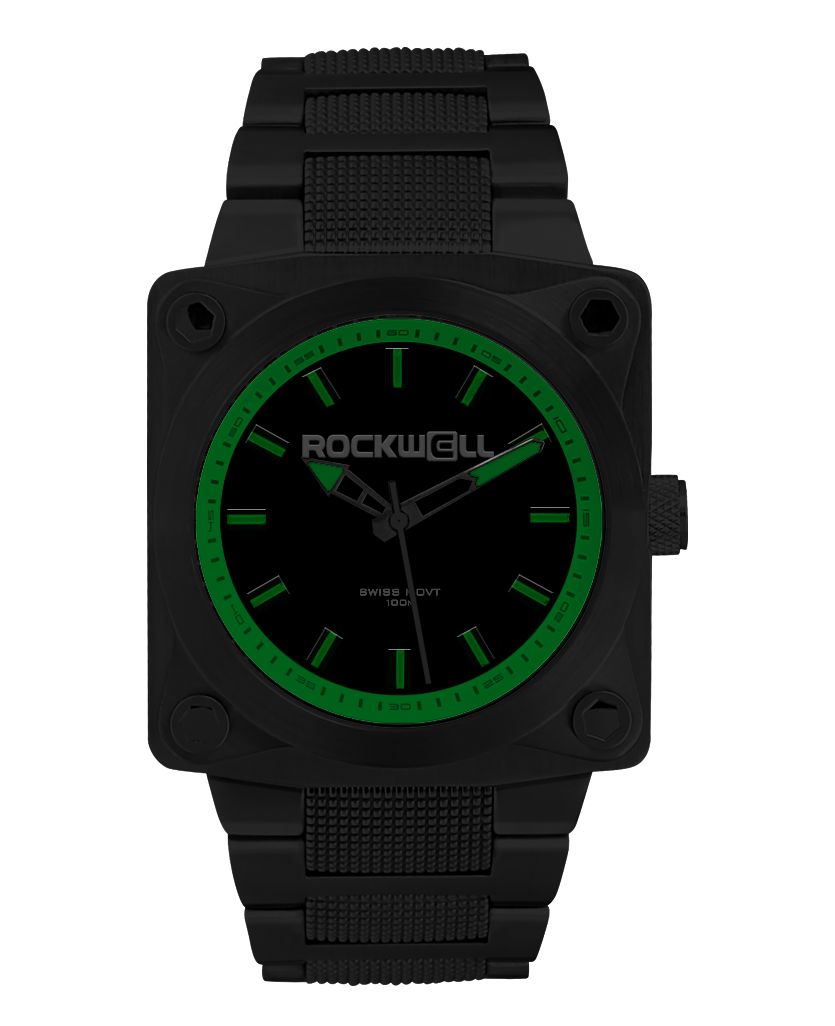 747 (Black/Green) Watch