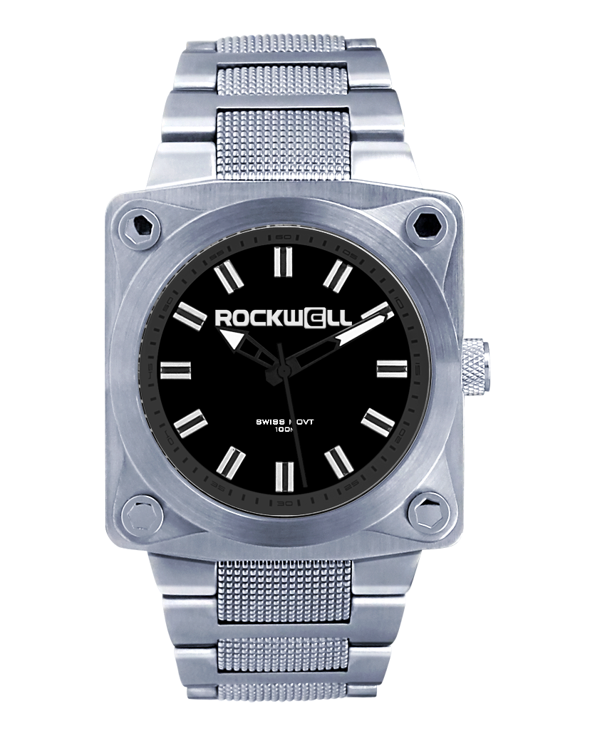 747 (Silver/Black) Watch