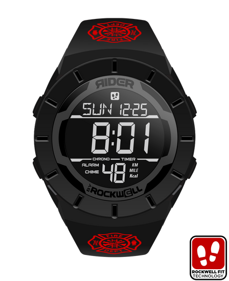 Coliseum Fit™ Firefighter - Maltese Cross Edition (Phantom Black) Watch Coliseum Fit™ Firefighter - Maltese Cross Edition (Phantom Black) Watch