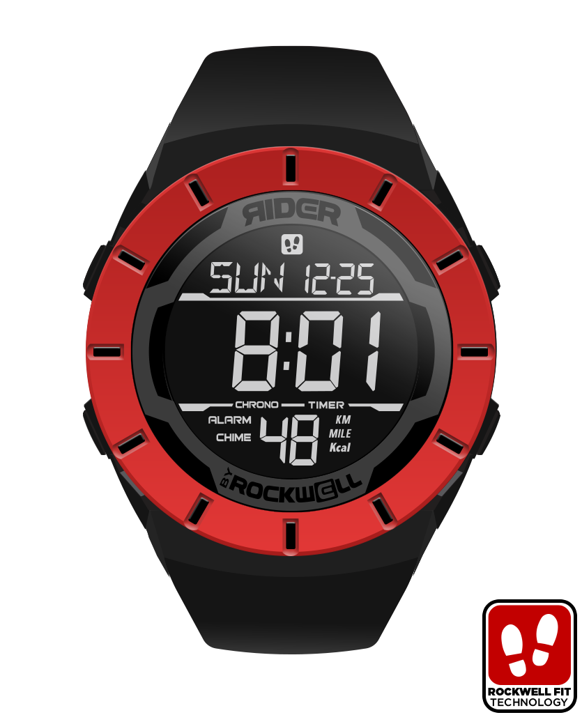 Coliseum Fit™ Halo Edition (Black/Red) Watch