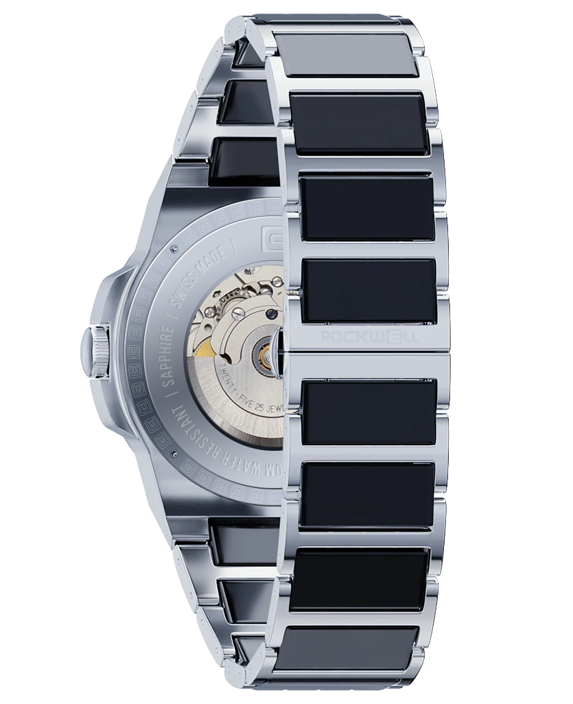 Commander Elite Automatic (Silver/Black Ceramic) Watch