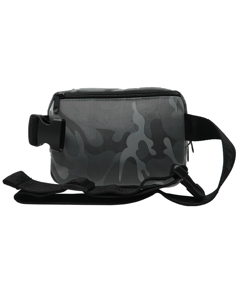 Mini Fanny Pack (Gray Camo)