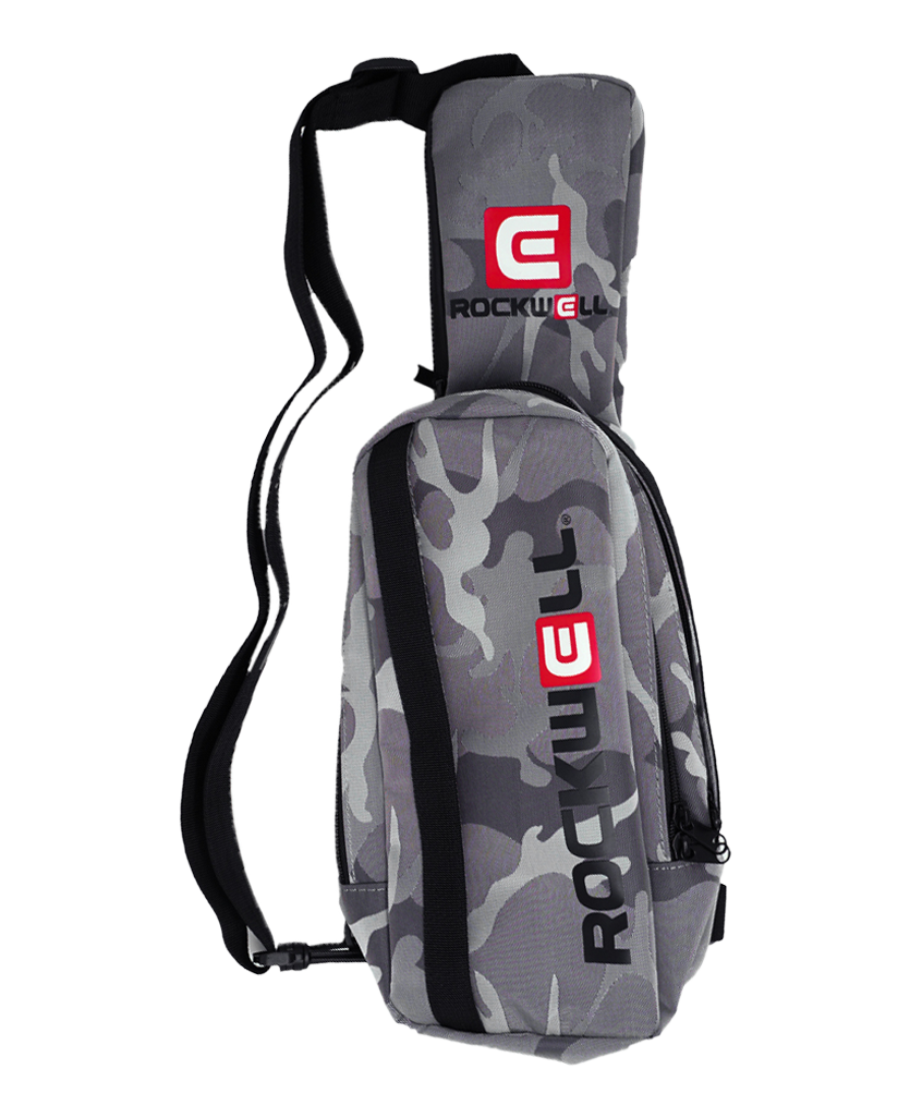 rockwell gray camo shoulder sling bag