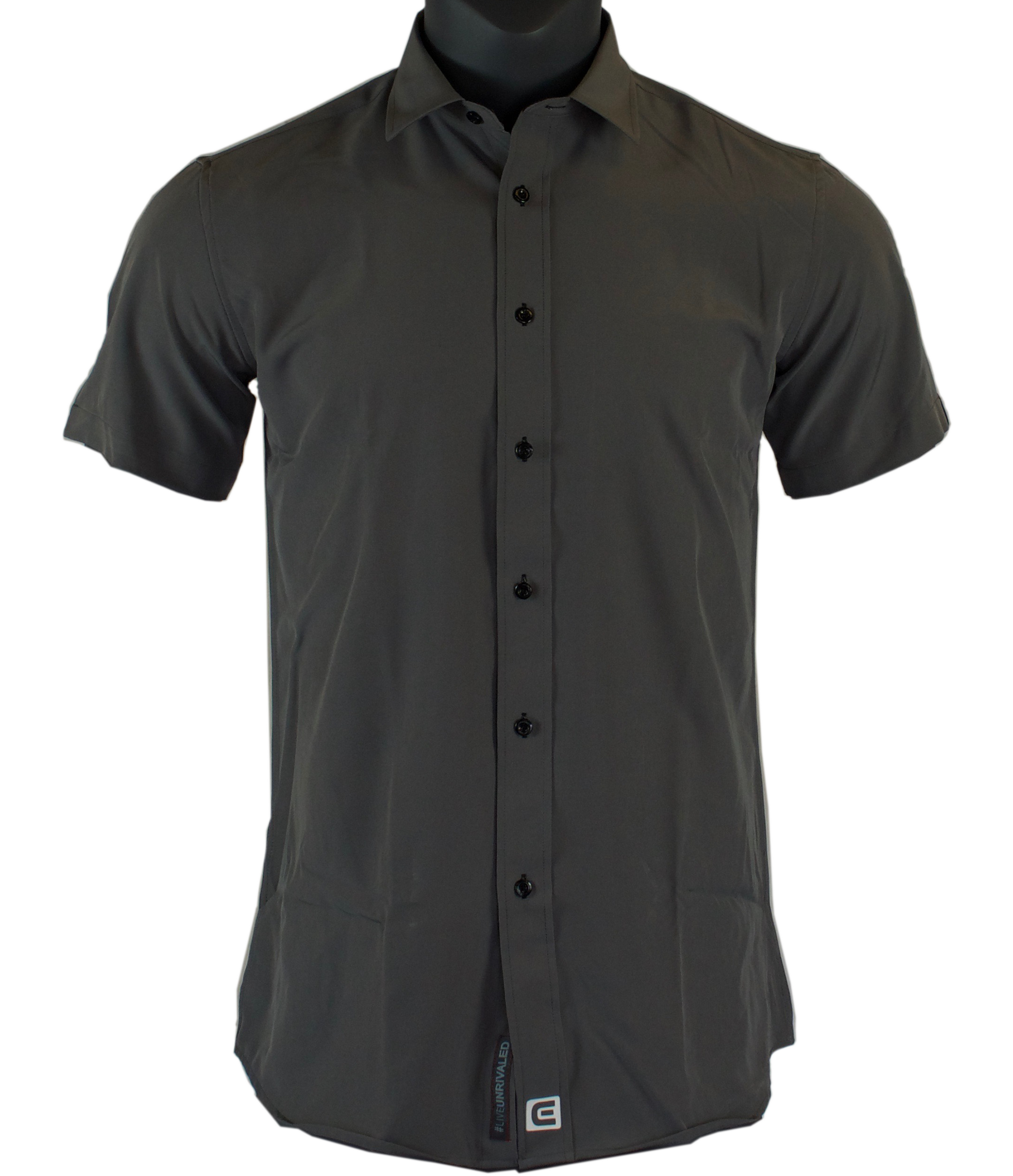 The Titan - Solid Gray Short Sleeve