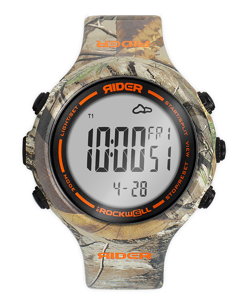 real tree camouflage iron rider digital watch