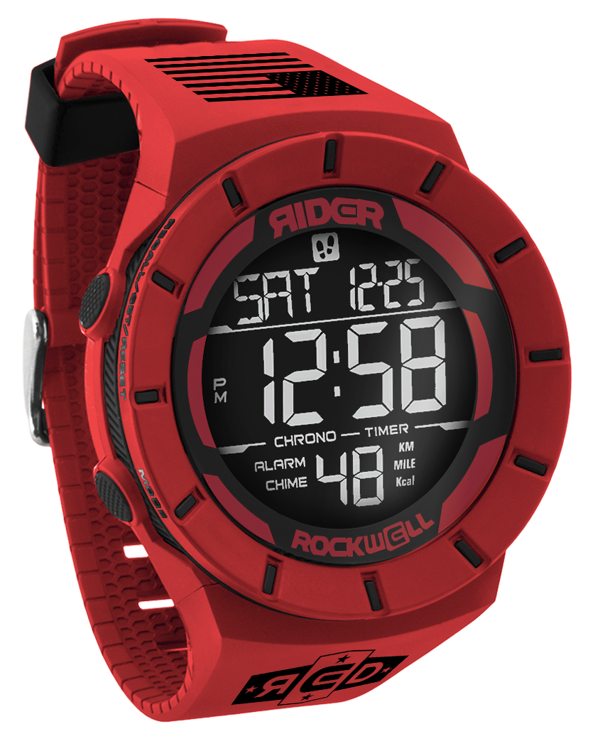 Coliseum Fit™ R.E.D. Edition (Red/Black) Watch red and black remember everyone deployed edition coliseum with rockwell fit technology