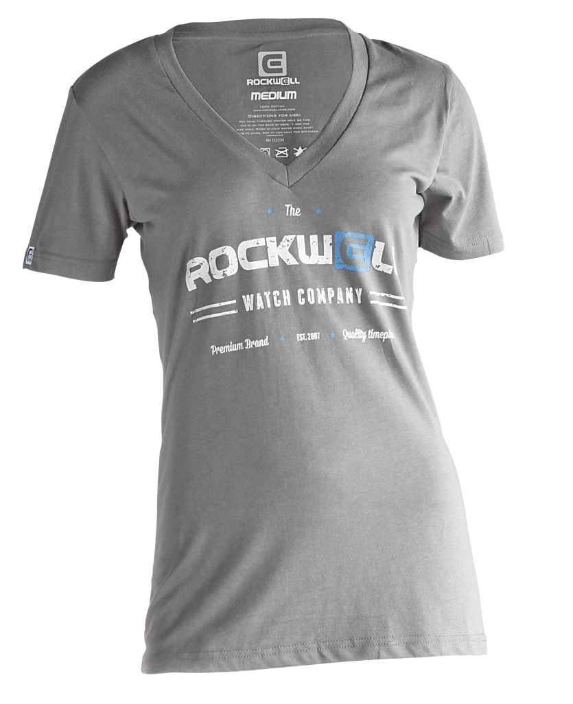 Women's Watch Co V-Neck Grey Women's Watch Co V-Neck Grey