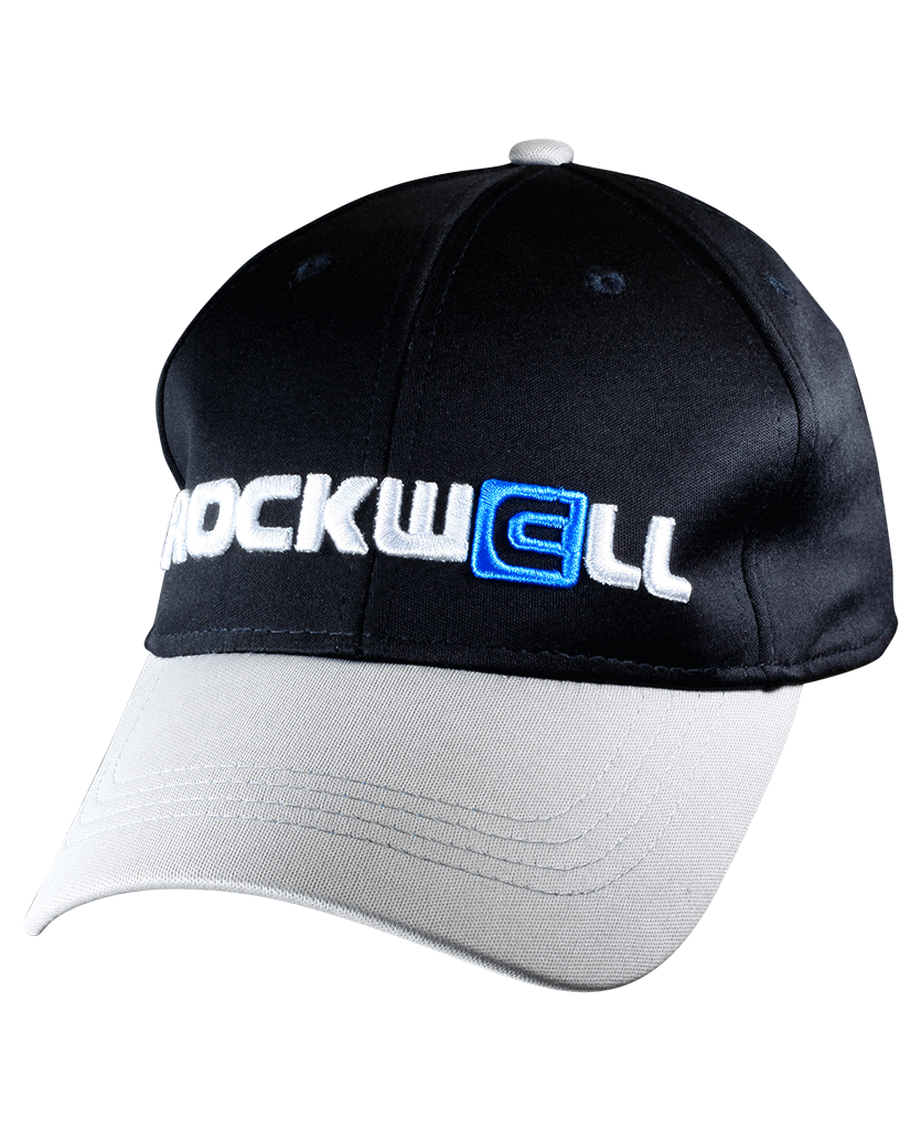 Rockwell - golf hat Black/Blue grey bill 