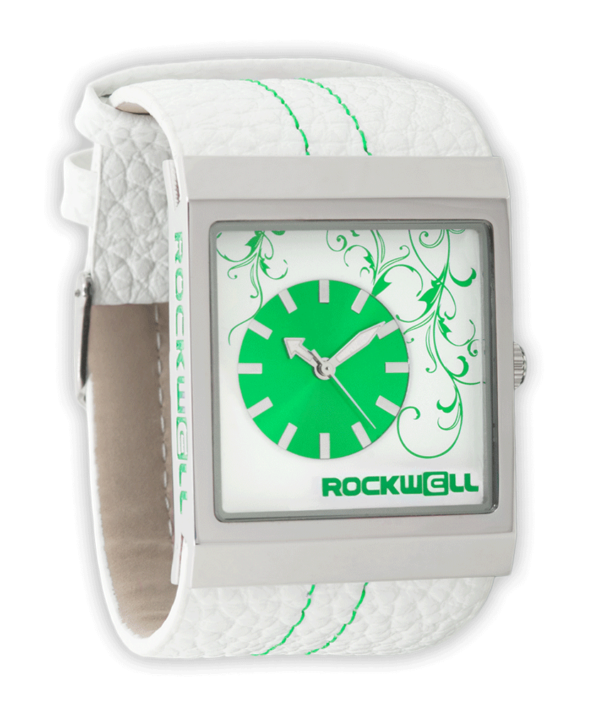 Mercedes (White/Green) Watch