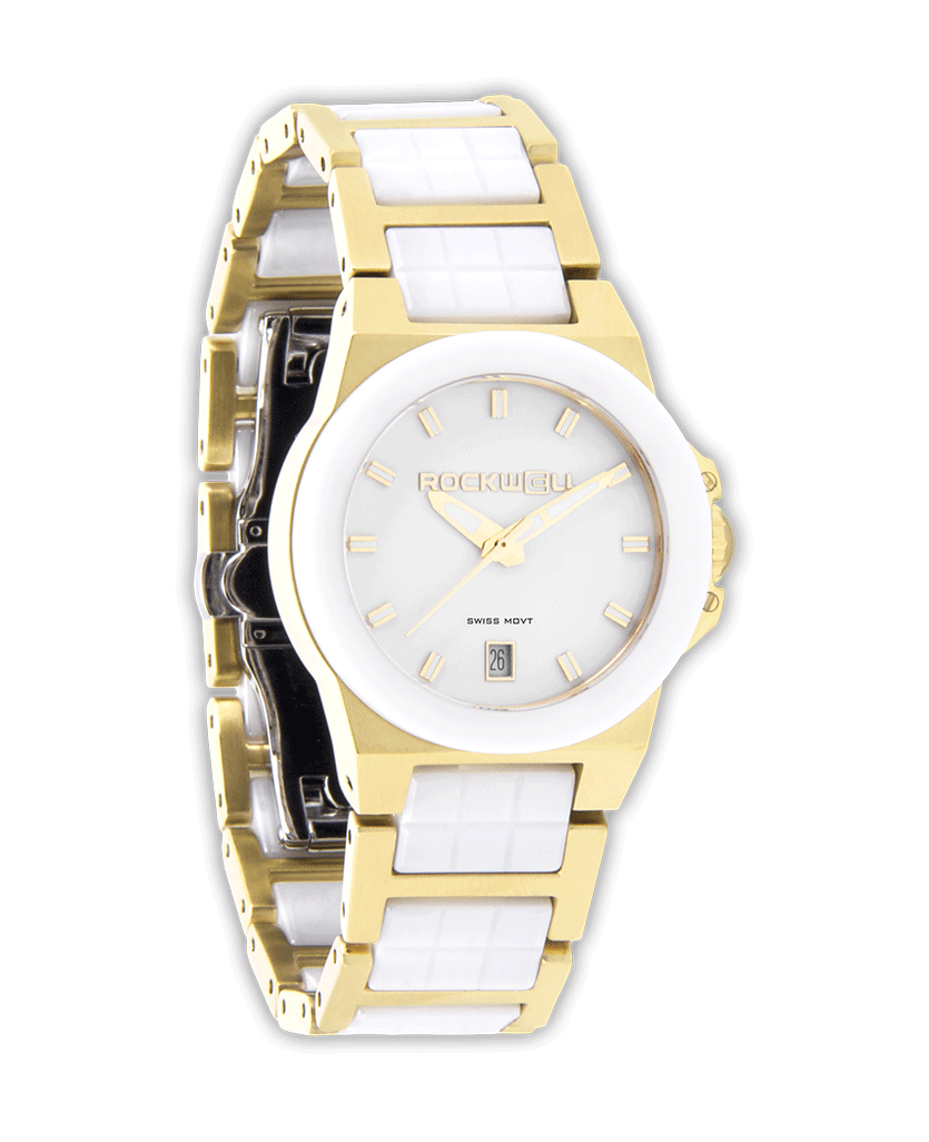 Katelynn (Gold/White Ceramic) Watch Katelynn Gold-White Ceramic - Watch