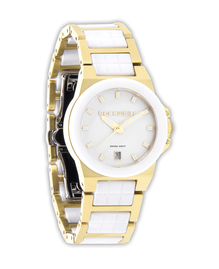 Katelynn (Gold/White Ceramic) Watch Katelynn (Gold/White Ceramic) Watch