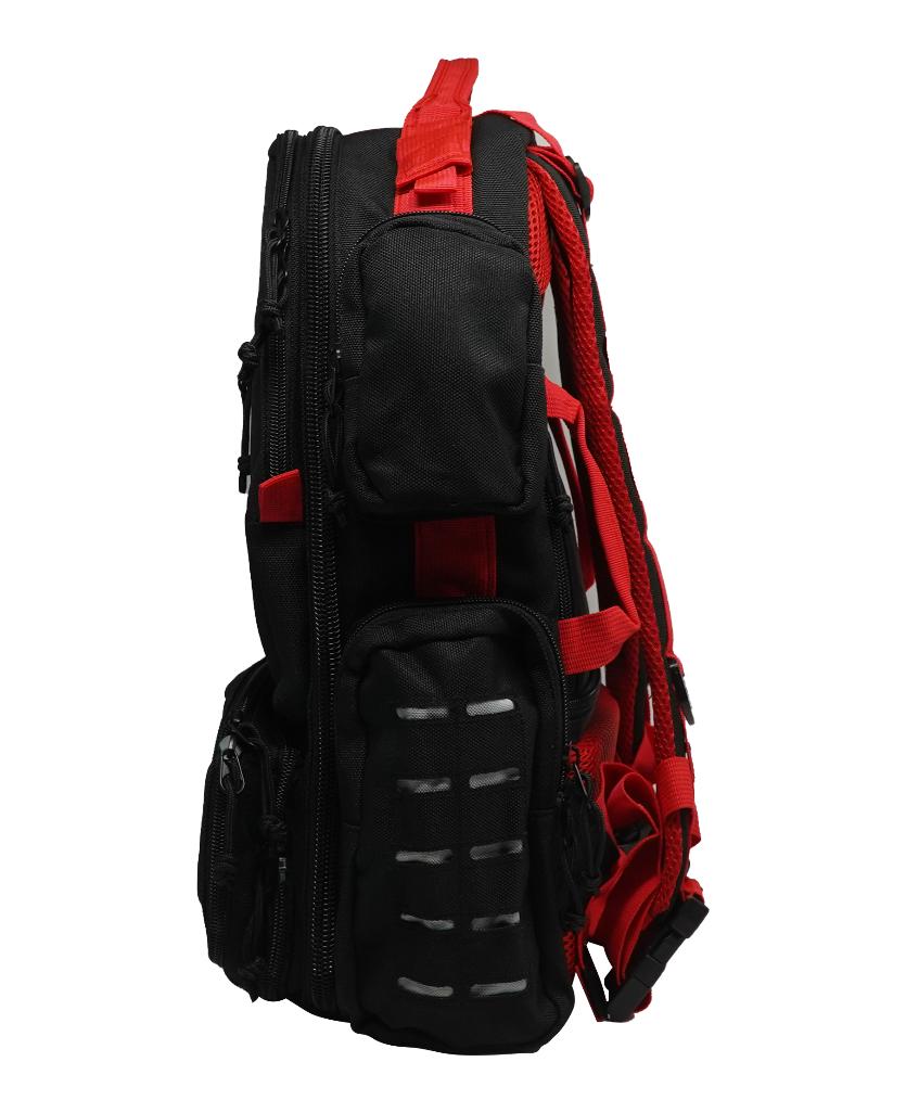 Ruck - 26 Liter Deluxe Backpack (Black / Red)