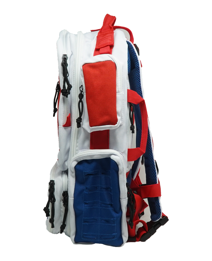 Ruck - 26 Liter Deluxe Backpack (Red White & Blue) Ruck - 26 Liter Deluxe Backpack (Red White & Blue)
