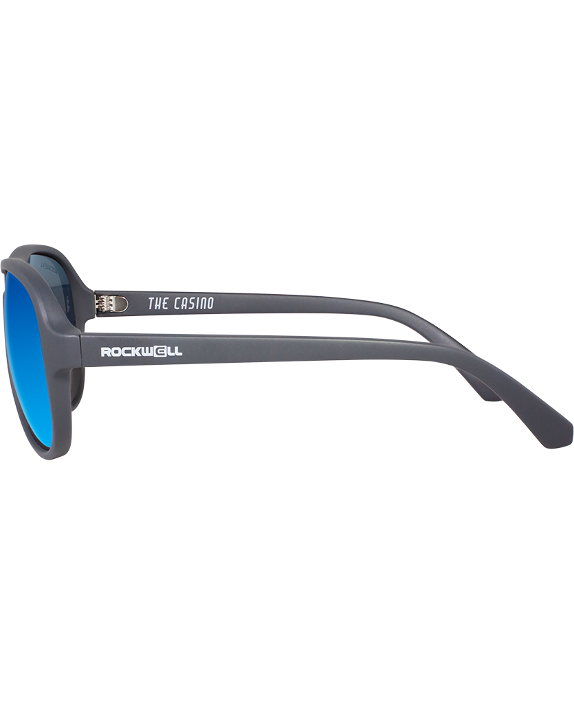 Casino (Matte Gray/Flash Blue)