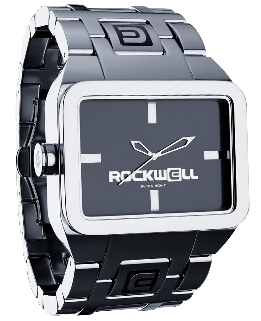 Duel Time (Silver/Black) Watch silver black duel time analog watch