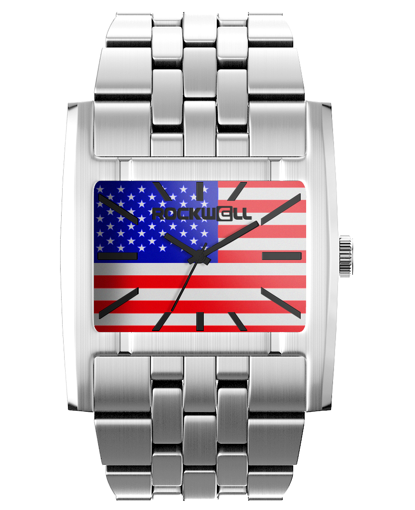 Apostle Freedom Edition (Silver) Watch Silver Freedom edition American flag apostle analog watch