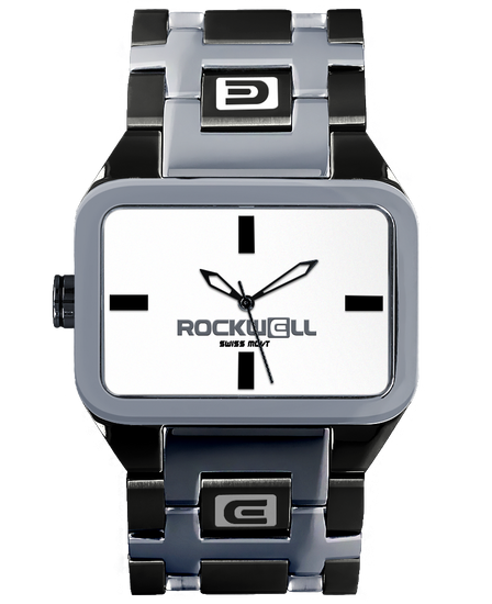 Duel Time (Silver/White/Black) Watch