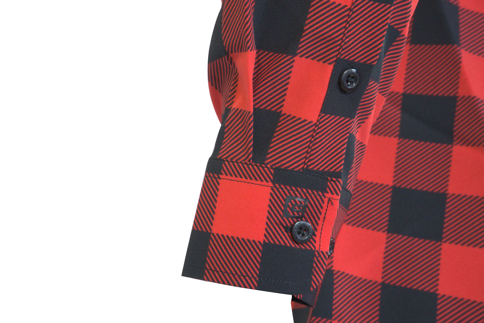 The Titan - Black/Red Plaid Long Sleeve