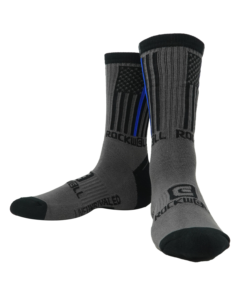 Police Flag Socks