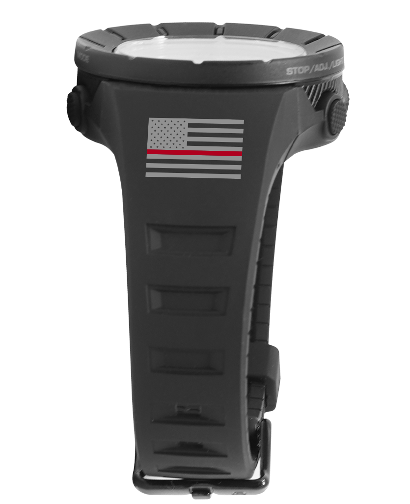 Coliseum Fit™ Forum - Thin Red Line Freedom Edition (Phantom Black) Watch