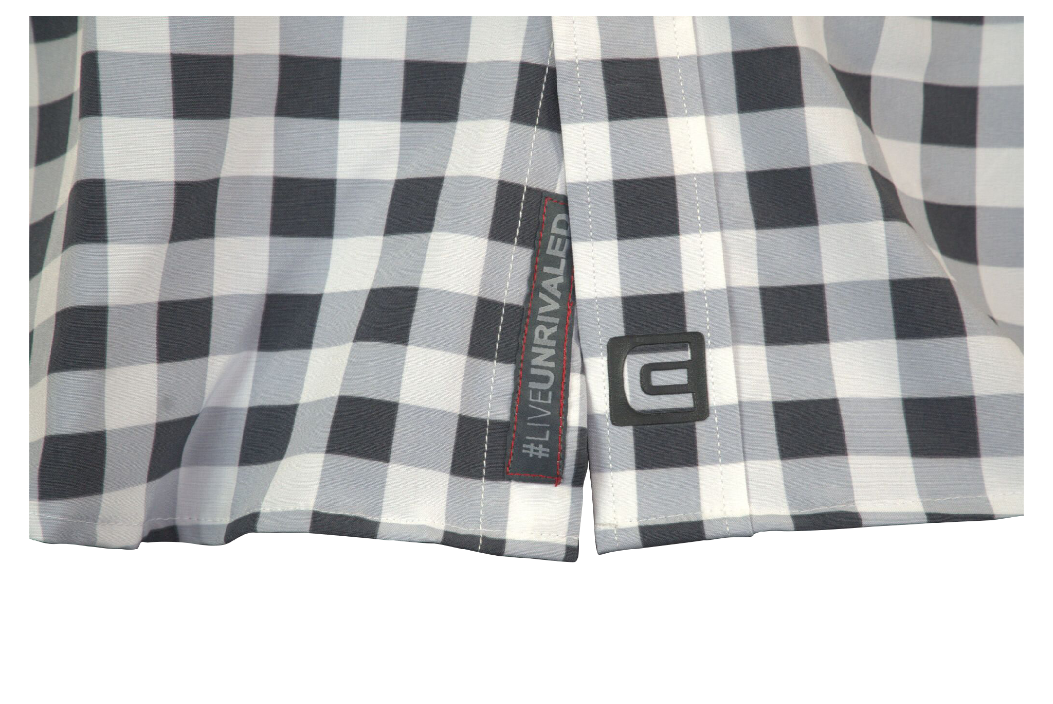 The Titan - Grey Plaid Long Sleeve