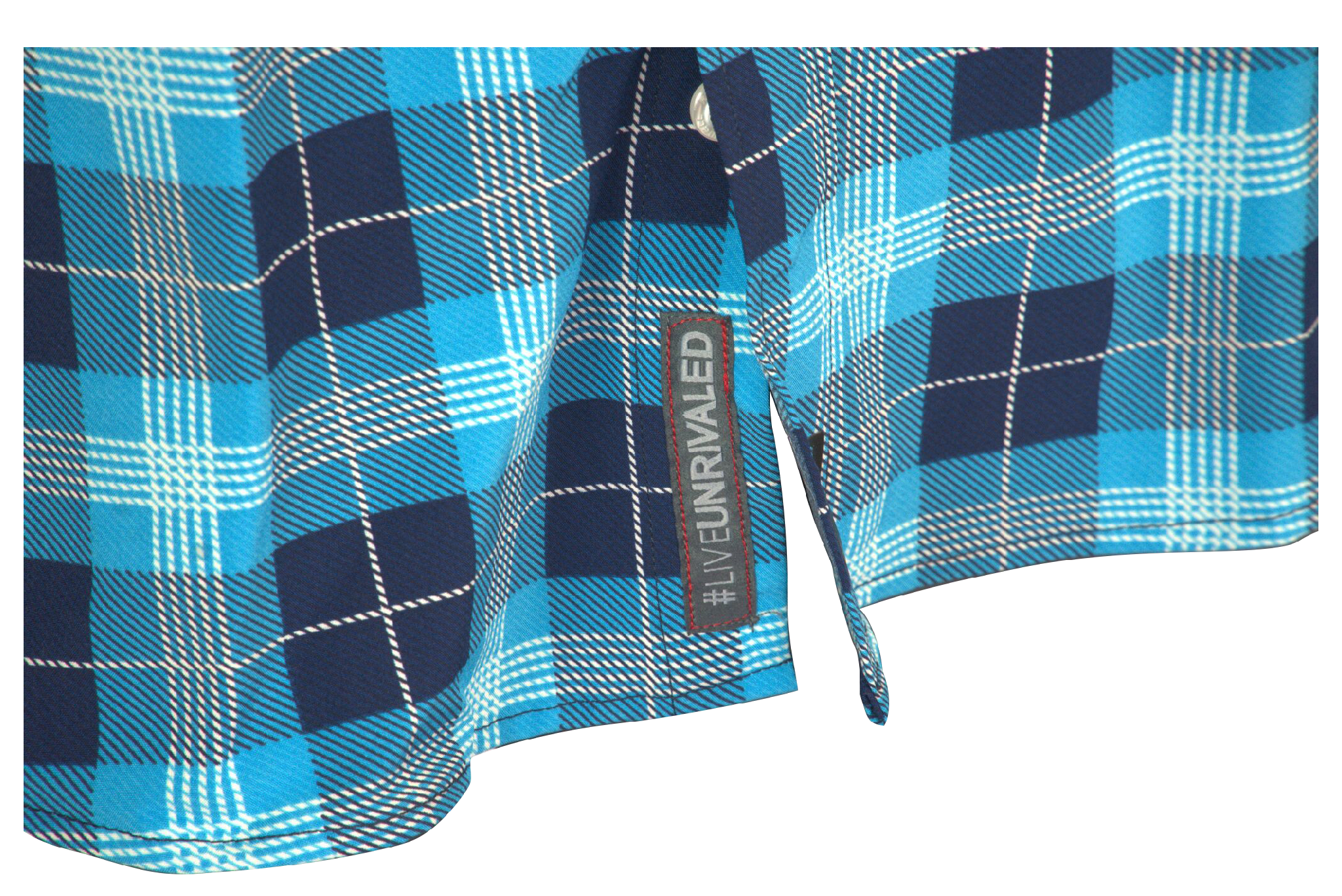 The Titan - Blue Plaid Long Sleeve