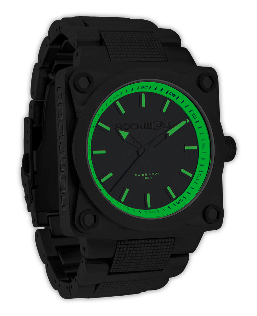 747 (Black/Green) Watch