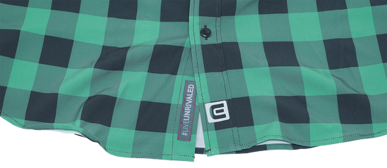 The Titan - Black/Green Plaid Long Sleeve The Titan - Black/Green Plaid Long Sleeve