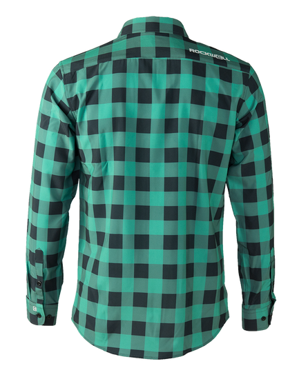 The Titan - Black/Green Plaid Long Sleeve The Titan - Black/Green Plaid Long Sleeve
