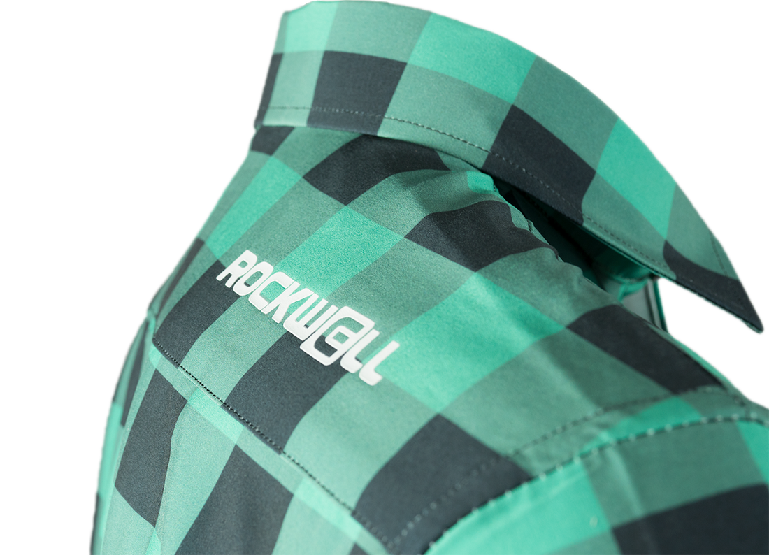 The Titan - Black/Green Plaid Long Sleeve The Titan - Black/Green Plaid Long Sleeve