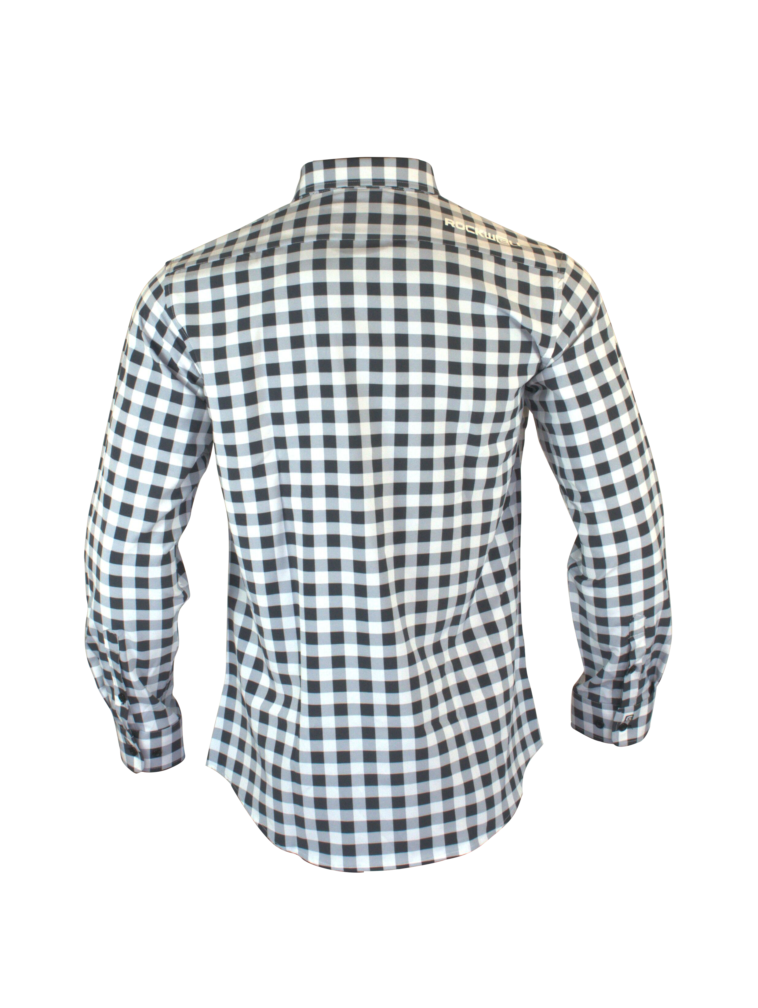 The Titan - Grey Plaid Long Sleeve