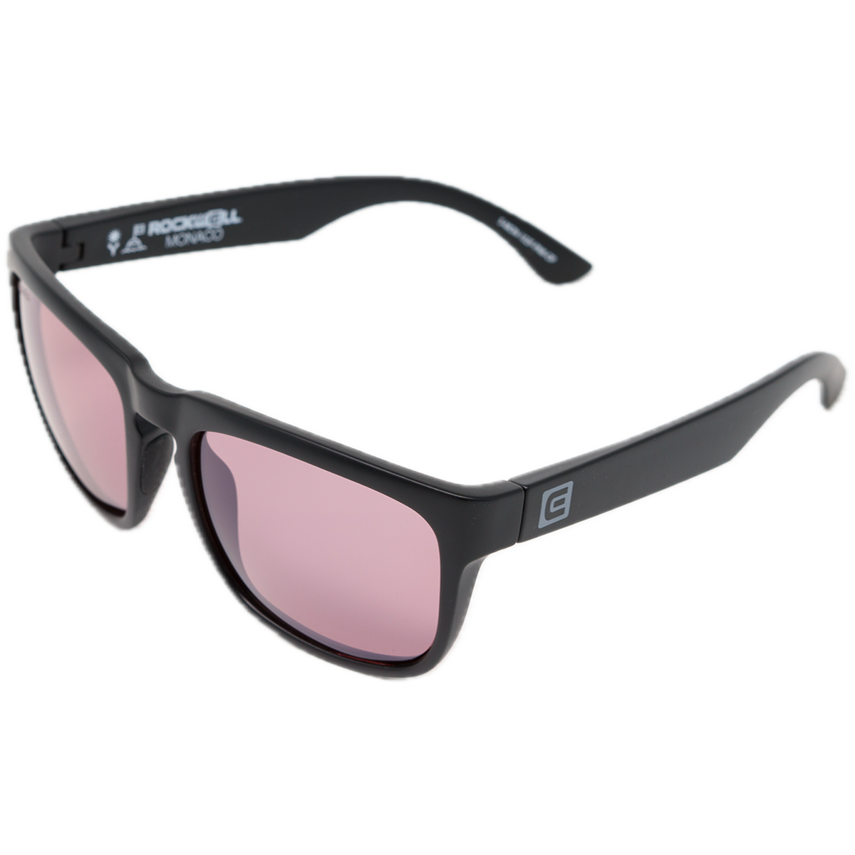 Monaco Black Raspberry Single Monaco (Black/Pink) Polarized - Lightweight