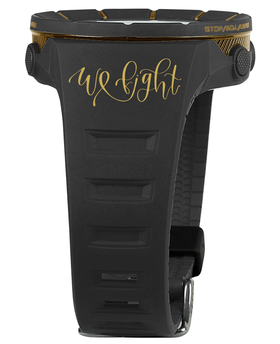 Brie Strong Coliseum black gold band