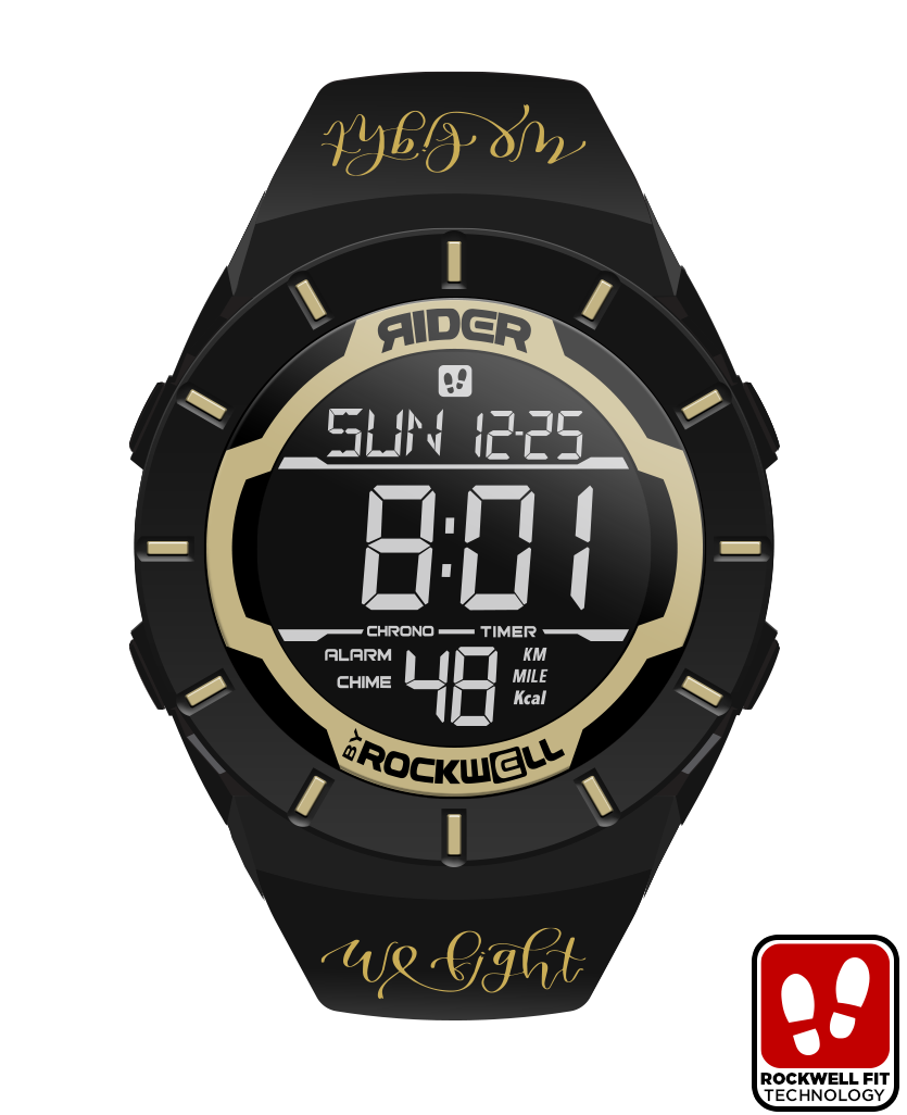 Brie Strong Coliseum black gold front 