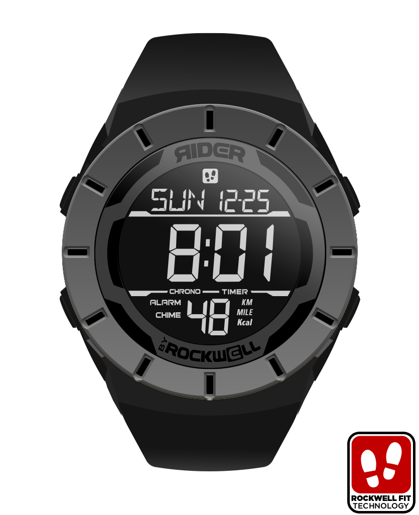 Coliseum Fit™ Halo Edition (Black/ Grey) Watch