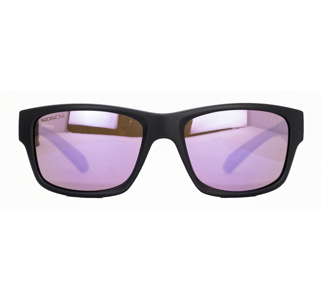 Pompeii floatable (matte black/purple polarized hydro)