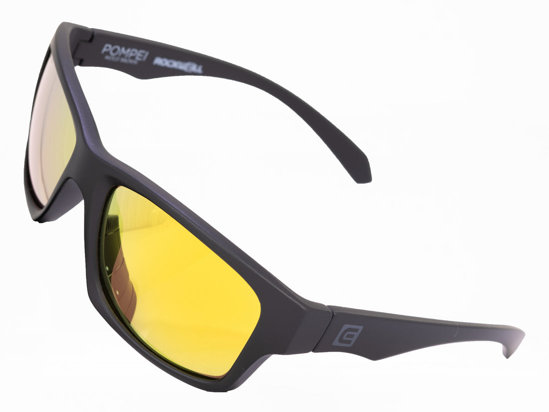 POMPEII FLOATABLE (MATTE BLACK/YELLOW POLARIZED HYDRO)