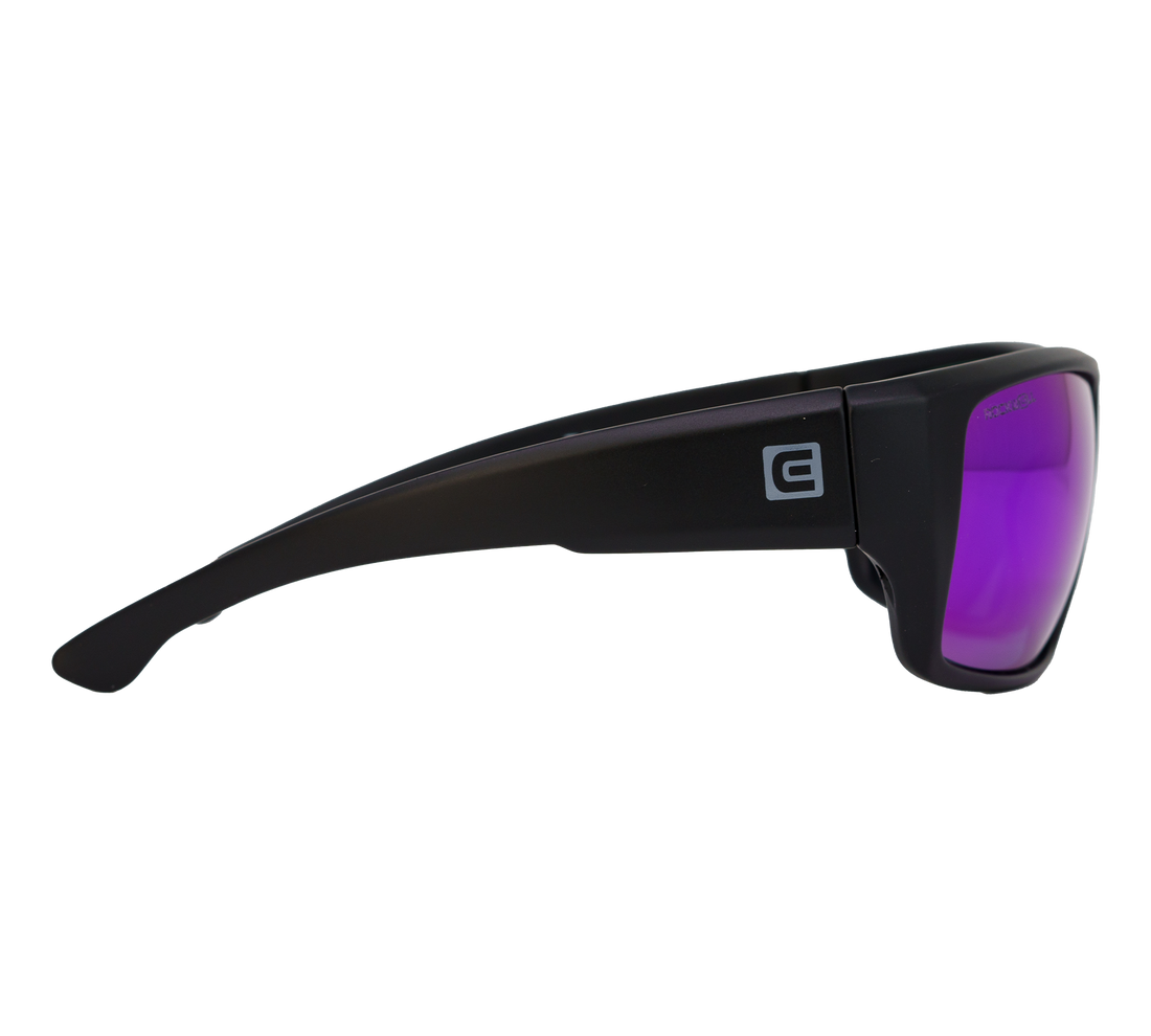 Nero Black Frame Green Lens Side Angle