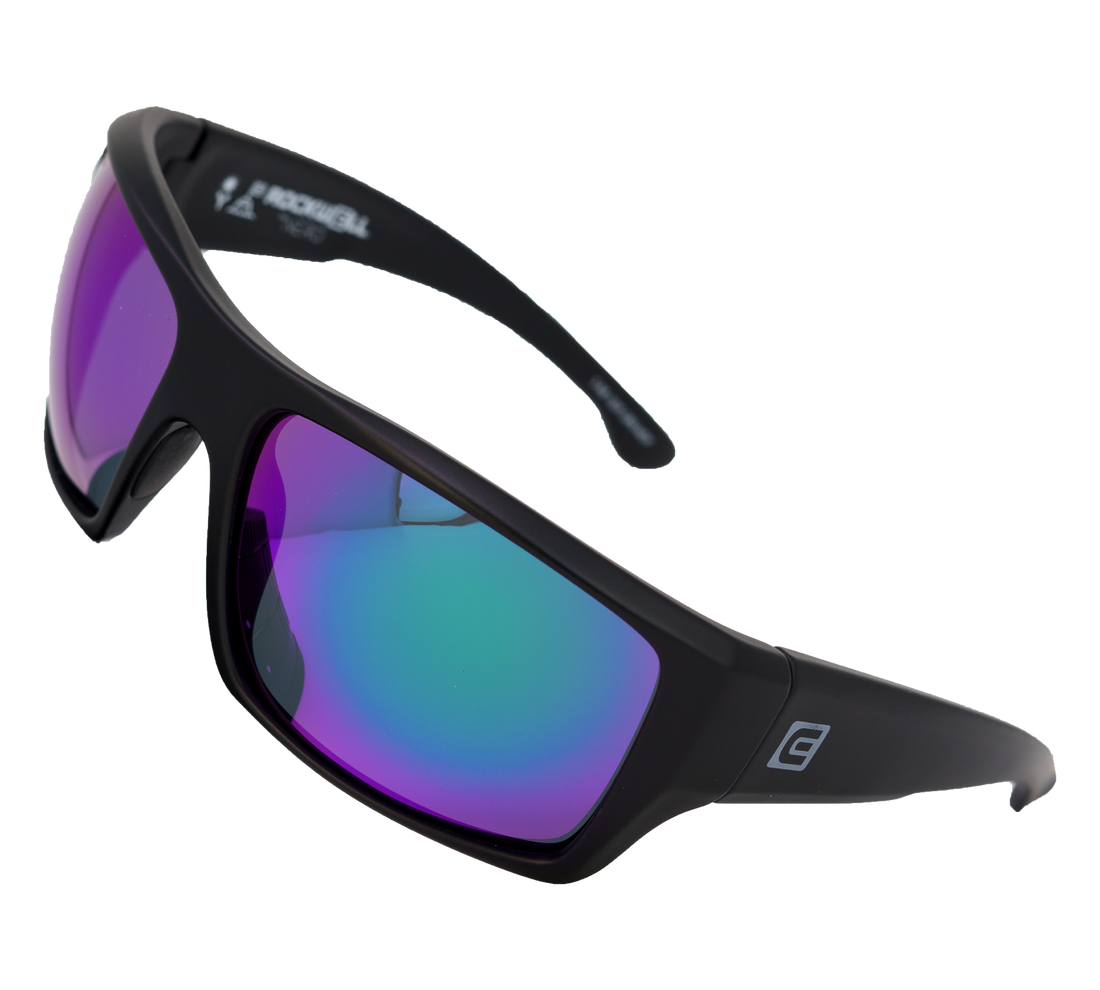 Nero Black Frame Green Lens Tilt Angle