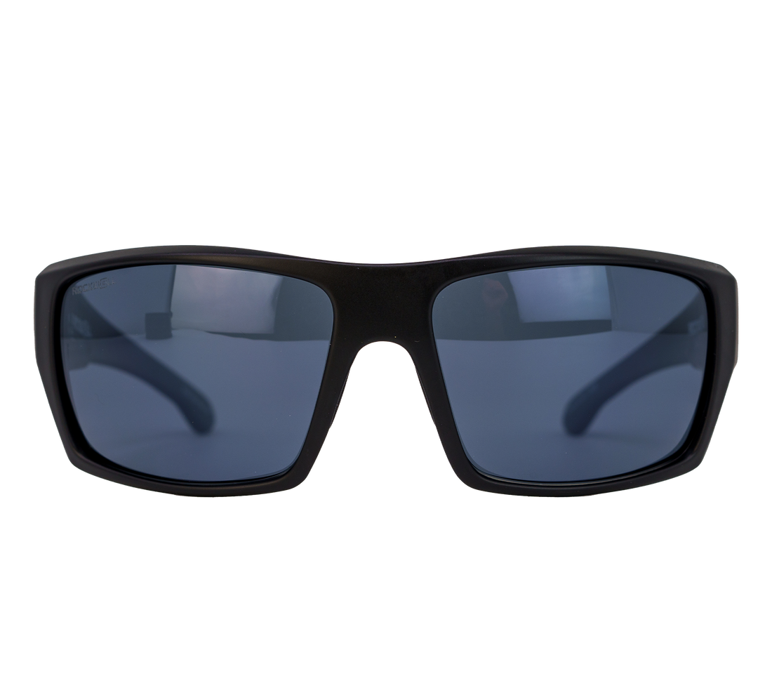 Nero Black Frame Grey Lens Front Angle