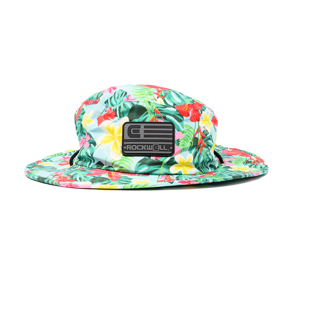 Rockwell Board Brimmed Black Flag Hat