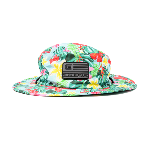 Rockwell Board Brimmed Black Flag Hat