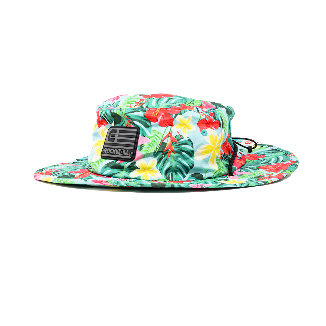 Rockwell Board Brimmed Black Flag Hat