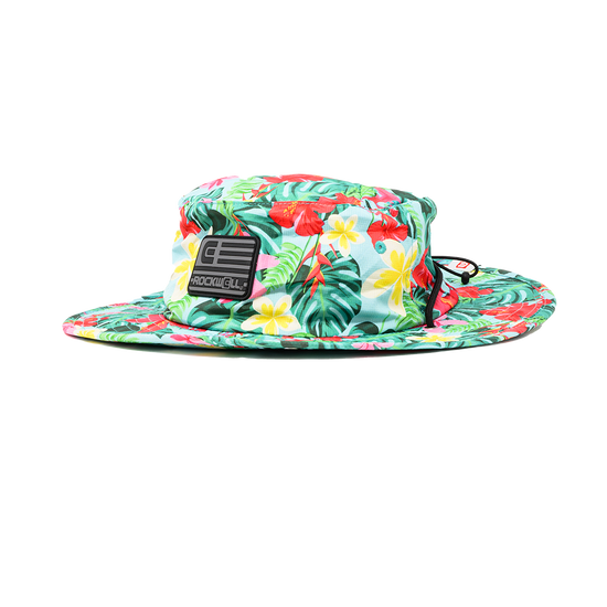 Rockwell Board Brimmed Black Flag Hat