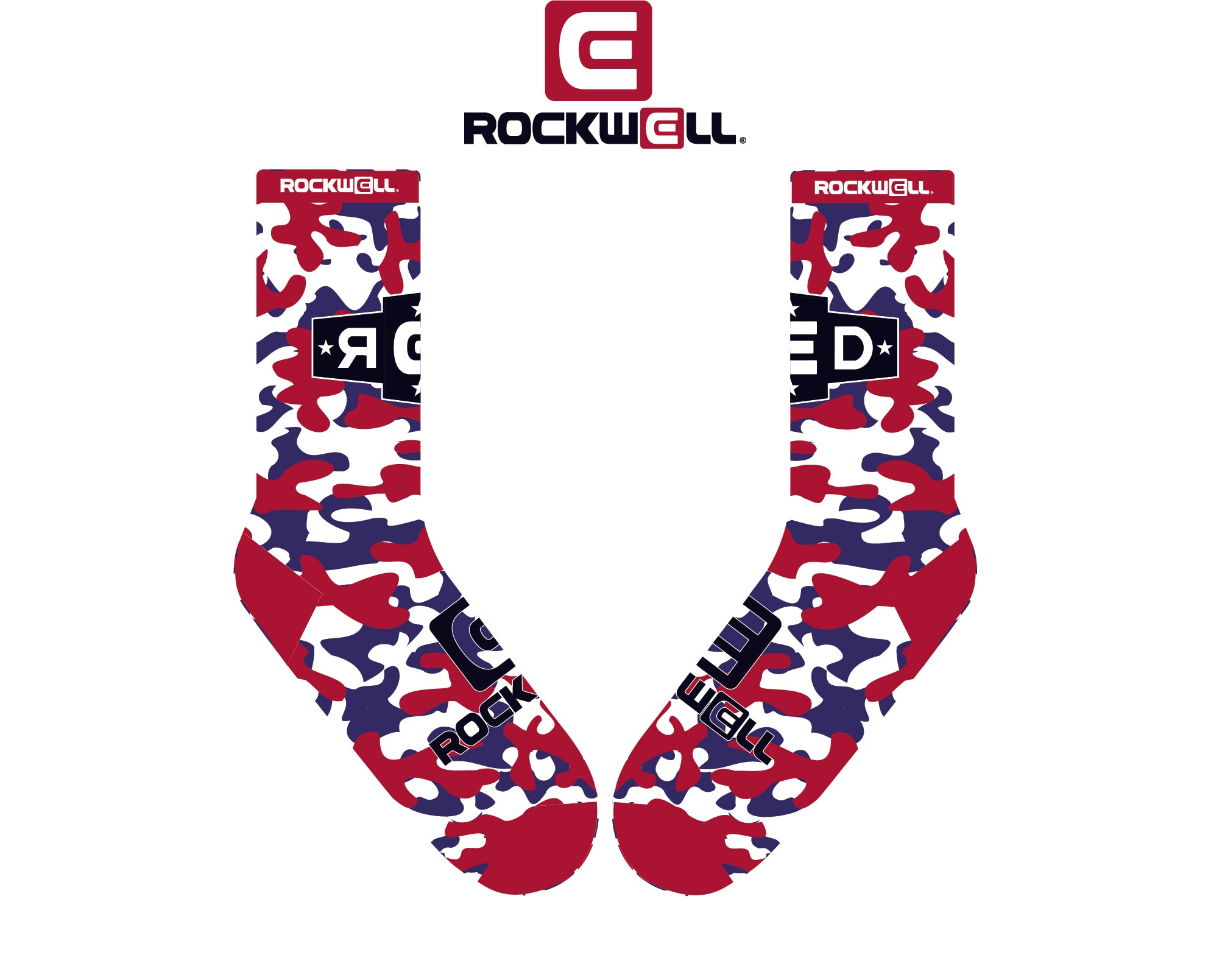 Crew Socks - R.E.D Camo USA