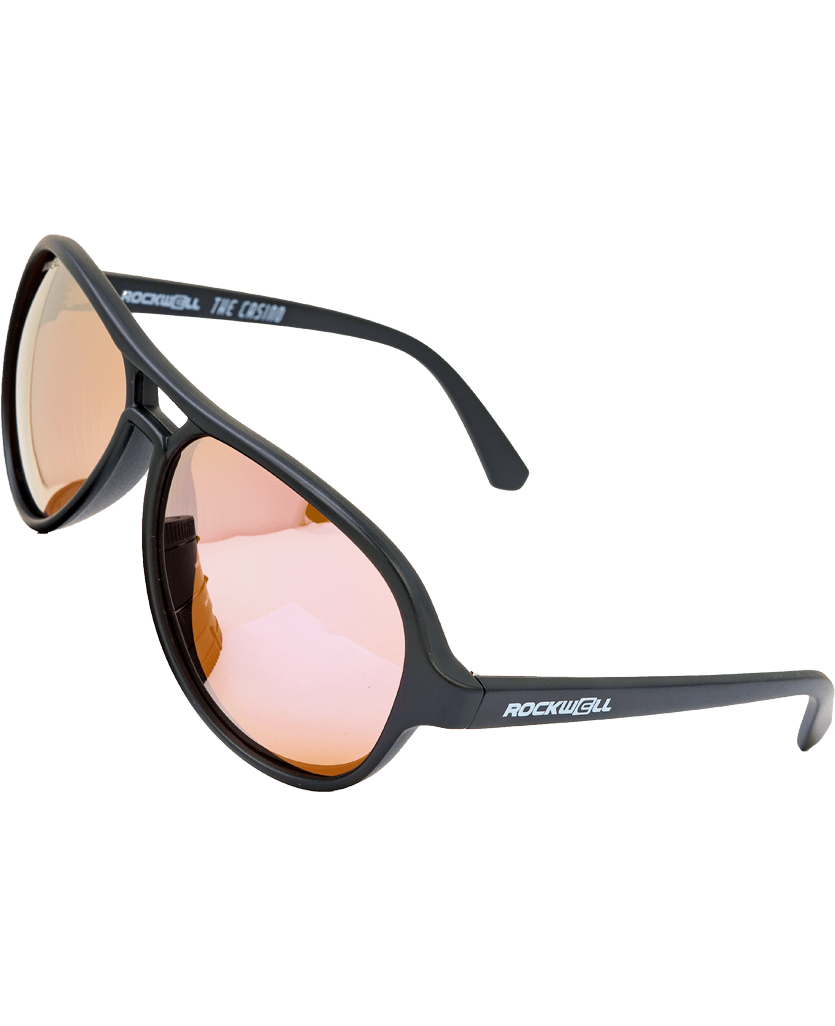 Casino (Black/Pink Mirror Polarized Lens)